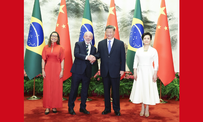 习近平同巴西总统卢拉会谈
